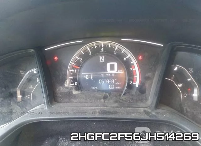 2HGFC2F56JH514269 фото 7