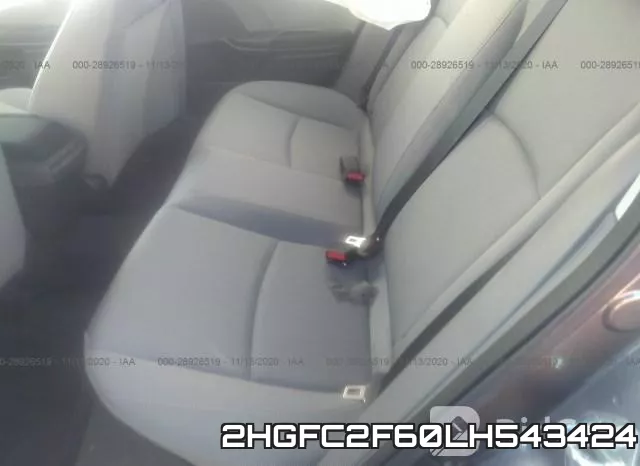 2HGFC2F60LH543424 фото 9