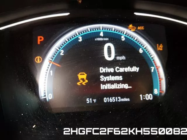 2HGFC2F62KH550082 фото 8