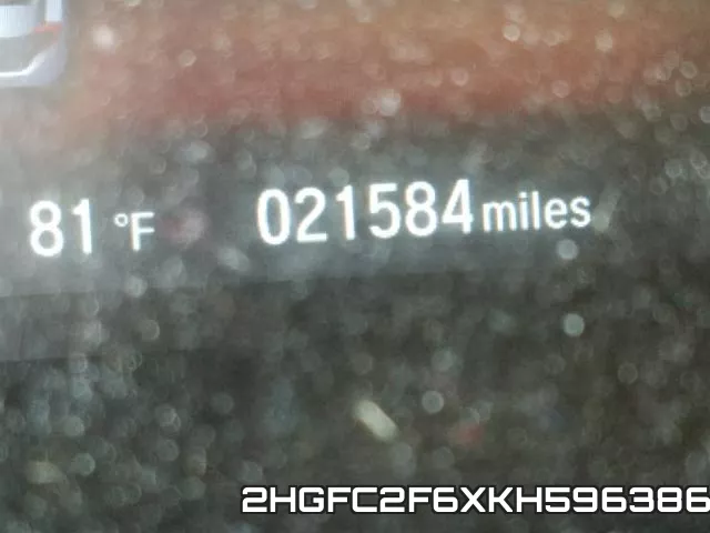 2HGFC2F6XKH596386 фото 8