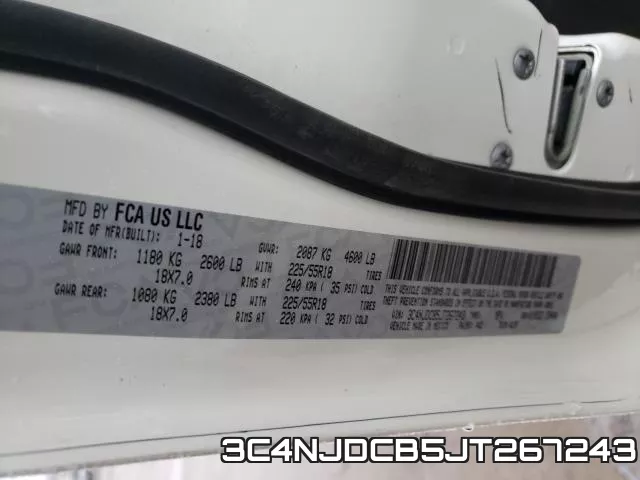 3C4NJDCB5JT267243 фото 2
