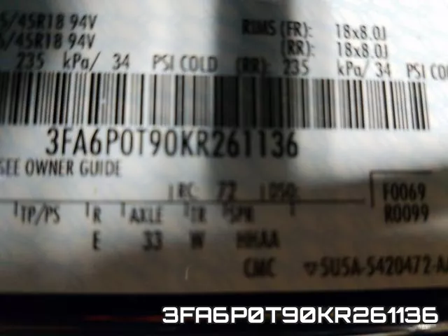 3FA6P0T90KR261136 фото 2