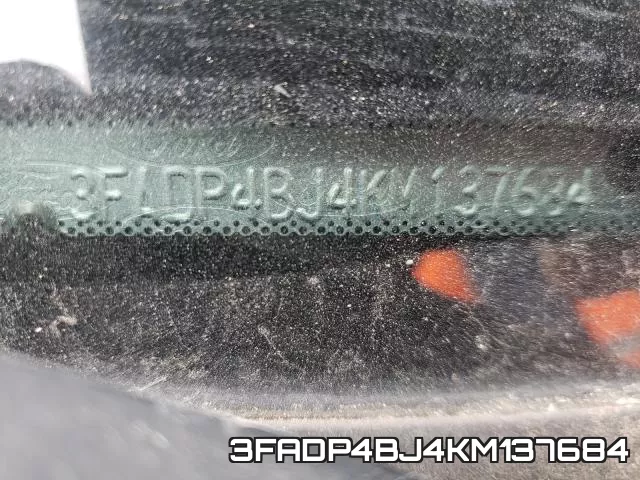 3FADP4BJ4KM137684 фото 2