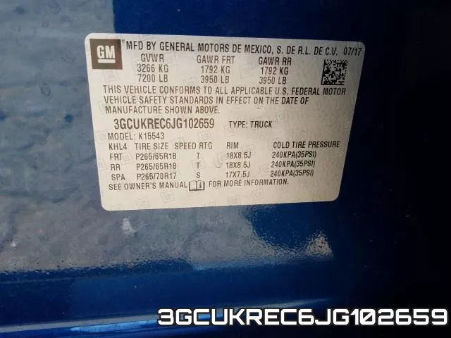3GCUKREC6JG102659 фото 2