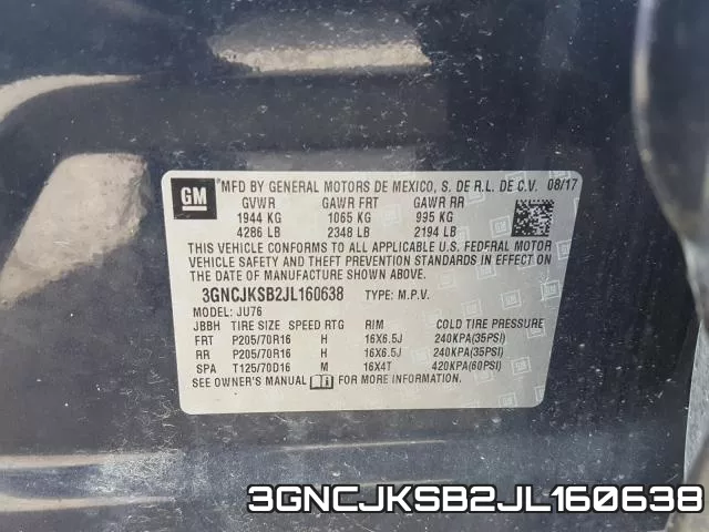 3GNCJKSB2JL160638 фото 2