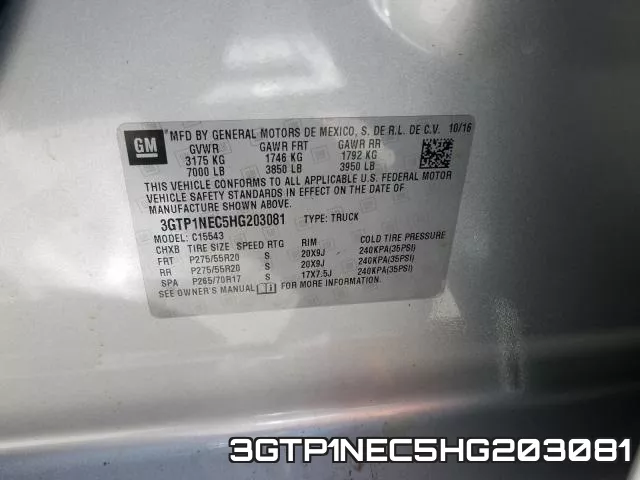 3GTP1NEC5HG203081 фото 2