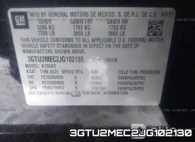 3GTU2MEC2JG102130 фото 10