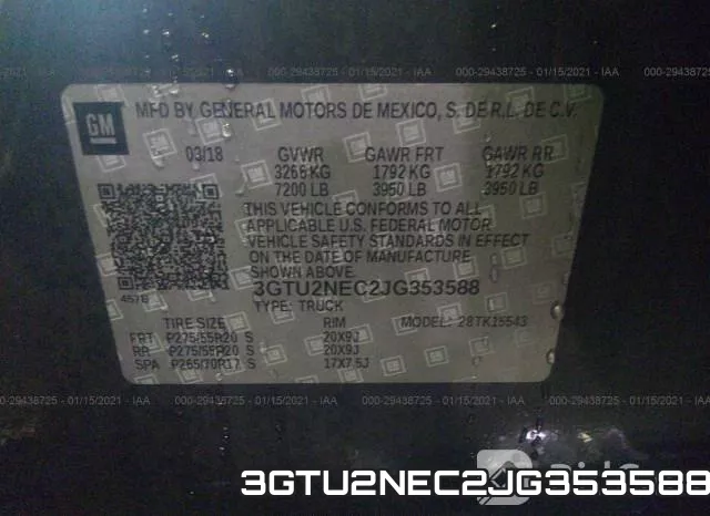 3GTU2NEC2JG353588 фото 8