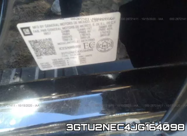 3GTU2NEC4JG164098 фото 9
