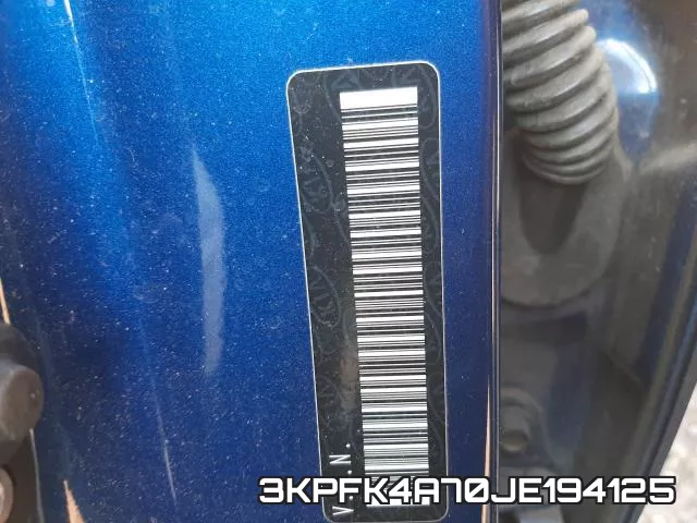 3KPFK4A70JE194125 фото 2