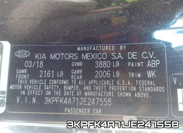 3KPFK4A71JE247558 фото 9