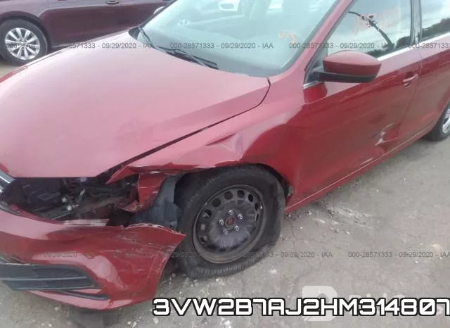 3VW2B7AJ2HM314807 фото 6