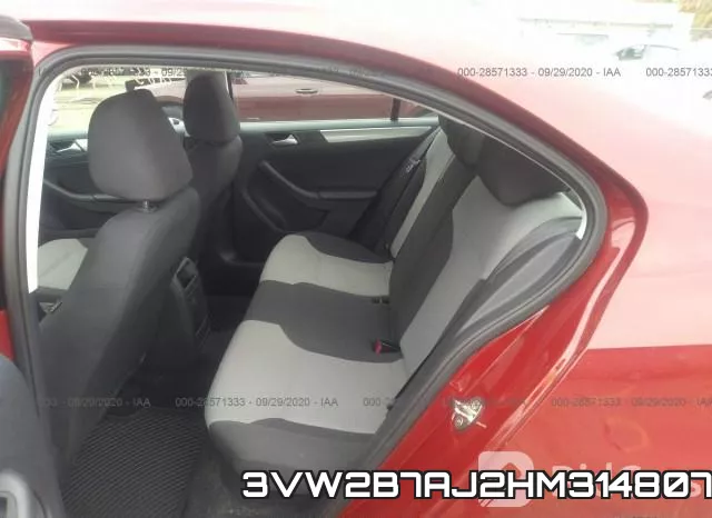 3VW2B7AJ2HM314807 фото 8