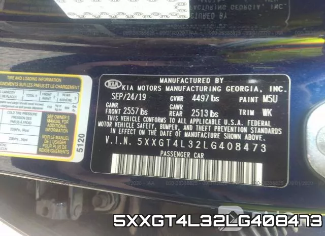 5XXGT4L32LG408473 фото 8