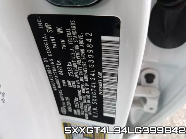 5XXGT4L34LG399842 фото 2