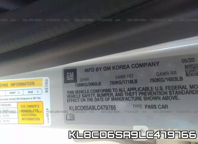 KL8CD6SA9LC479766 фото 9