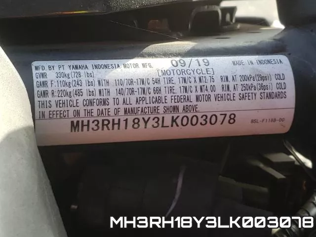 MH3RH18Y3LK003078 фото 2
