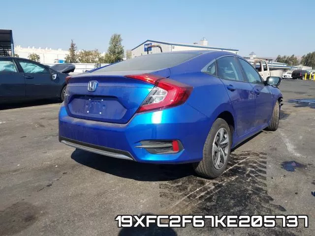19XFC2F67KE205737 фото 5