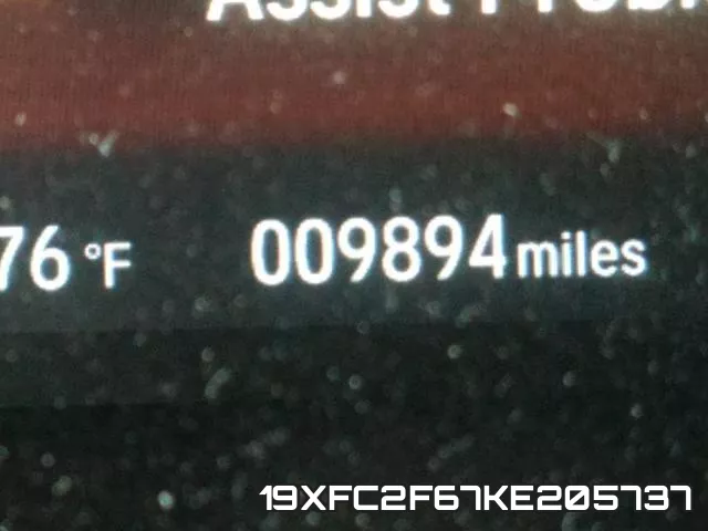19XFC2F67KE205737 фото 9