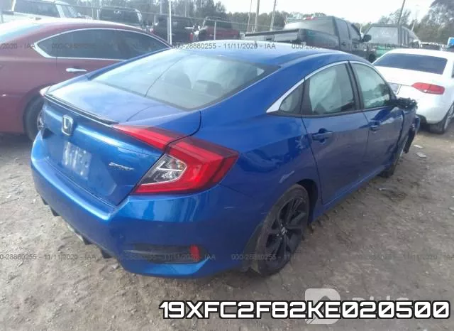 19XFC2F82KE020500 фото 5