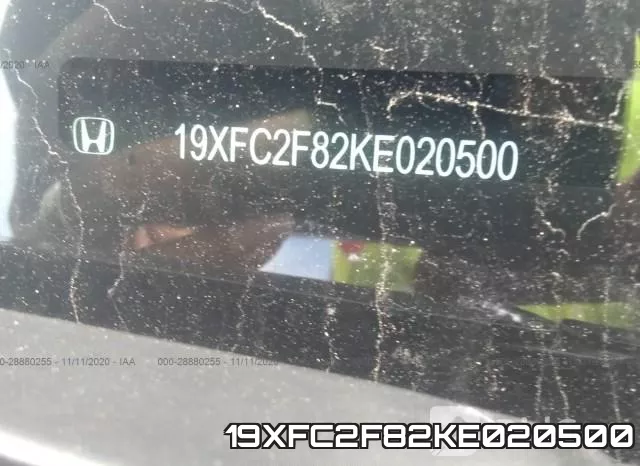 19XFC2F82KE020500 фото 10