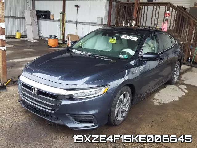19XZE4F15KE006645 фото 2