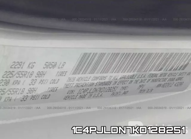 1C4PJLDN7KD128251 фото 10