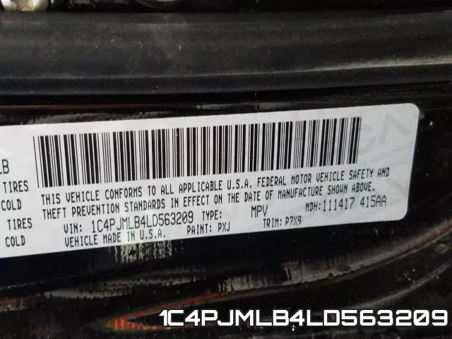 1C4PJMLB4LD563209 фото 2