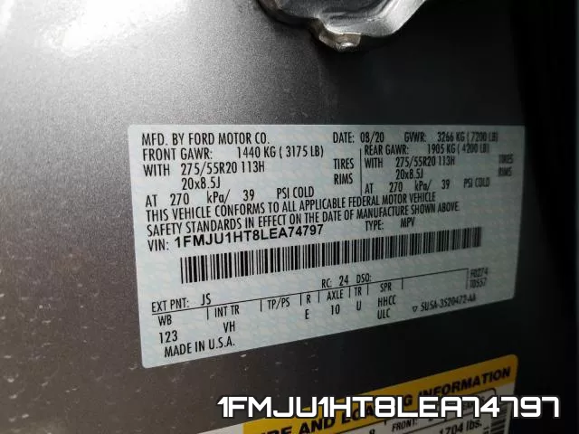 1FMJU1HT8LEA74797 фото 2