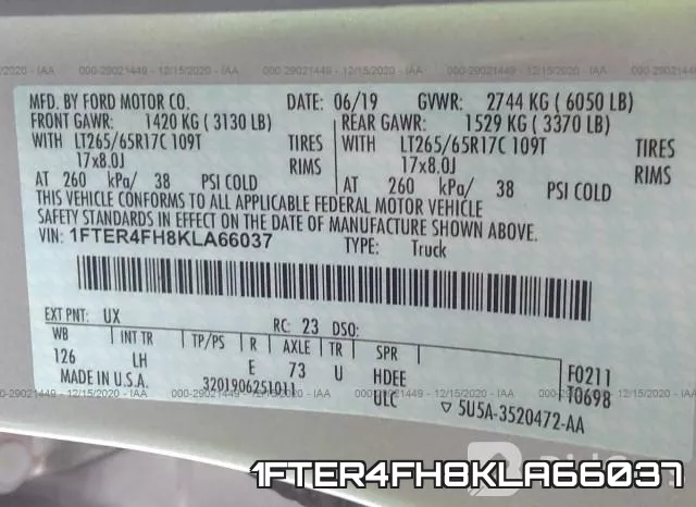 1FTER4FH8KLA66037 фото 10