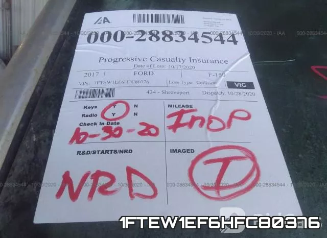 1FTEW1EF6HFC80376 фото 8