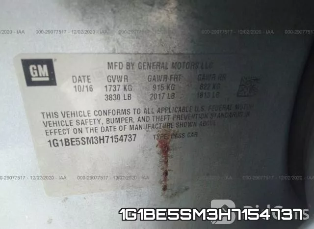 1G1BE5SM3H7154737 фото 9