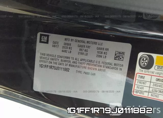 1G1FF1R79J0111882 фото 9