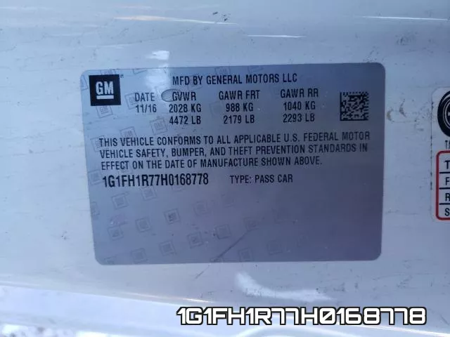 1G1FH1R77H0168778 фото 2