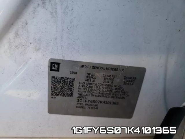 1G1FY6S07K4101365 фото 2
