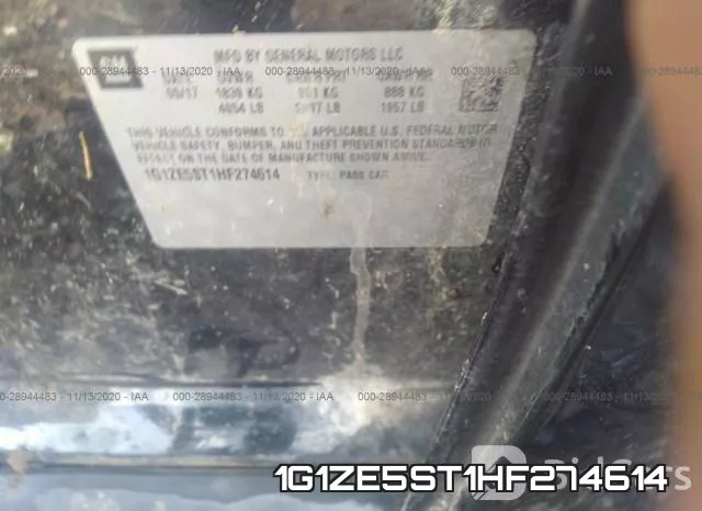 1G1ZE5ST1HF274614 фото 9