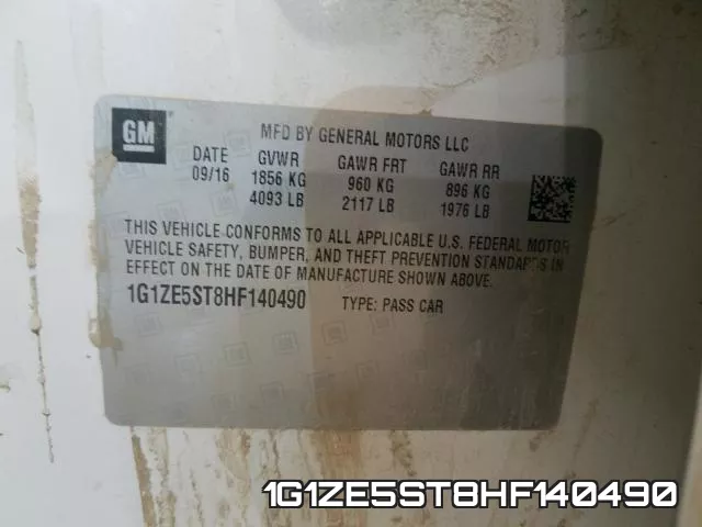 1G1ZE5ST8HF140490 фото 2