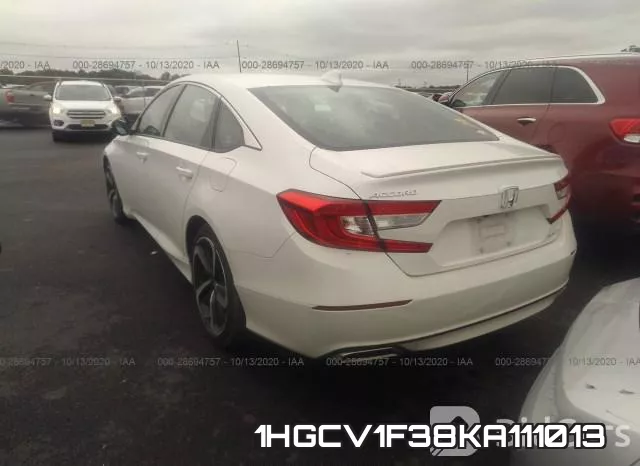 1HGCV1F38KA111013 фото 4