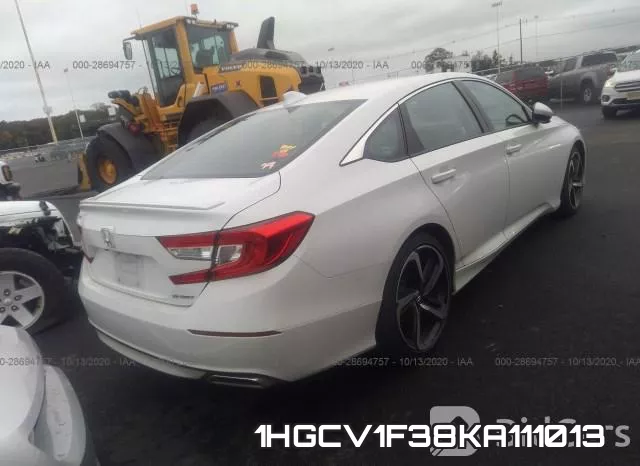 1HGCV1F38KA111013 фото 5