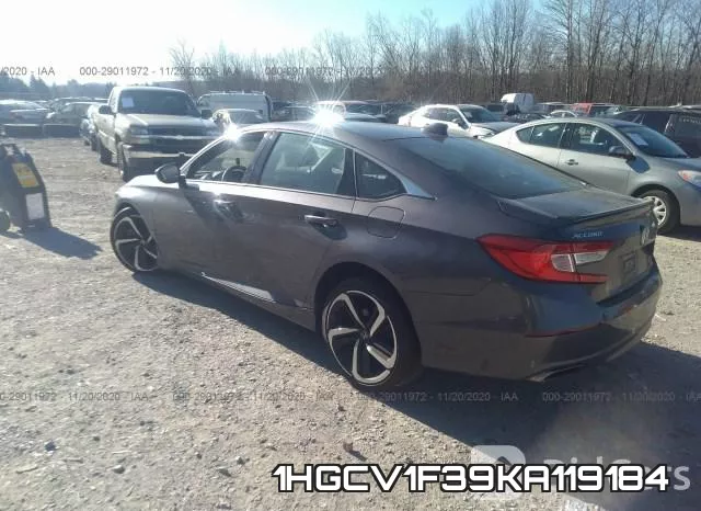 1HGCV1F39KA119184 фото 4
