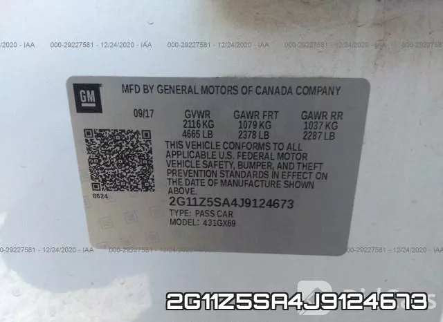 2G11Z5SA4J9124673 фото 9