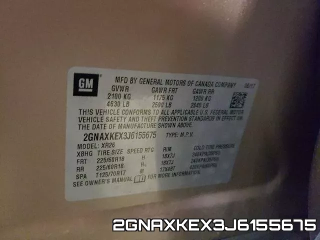 2GNAXKEX3J6155675 фото 2