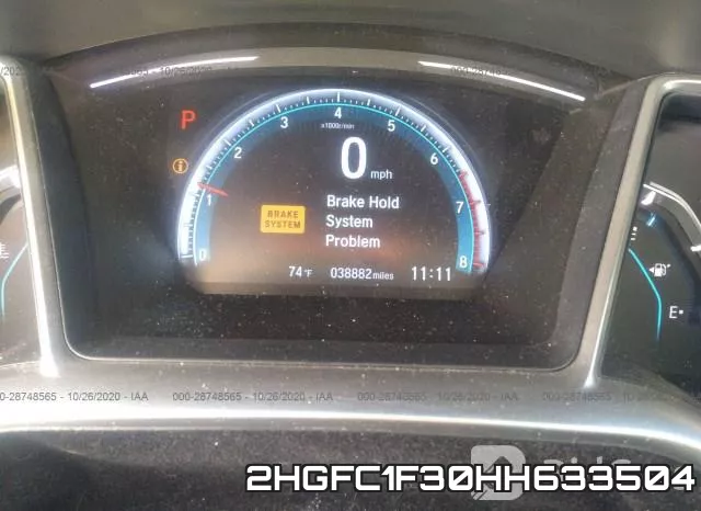 2HGFC1F30HH633504 фото 7