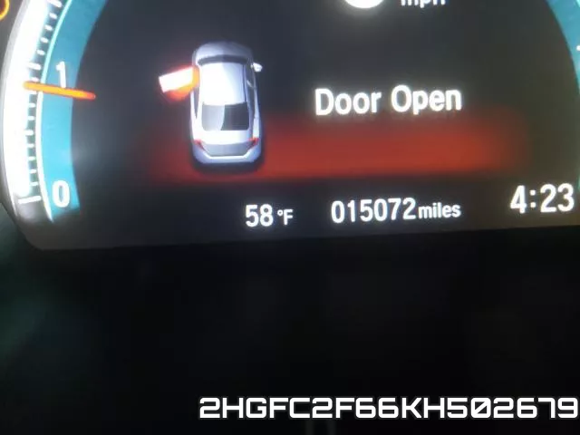 2HGFC2F66KH502679 фото 7