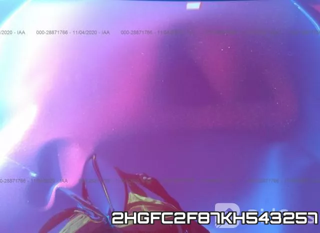 2HGFC2F87KH543257 фото 2