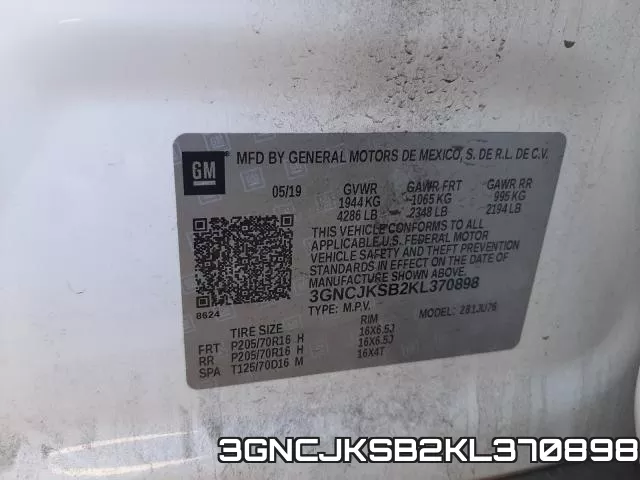 3GNCJKSB2KL370898 фото 2