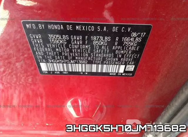 3HGGK5H70JM713682 фото 10