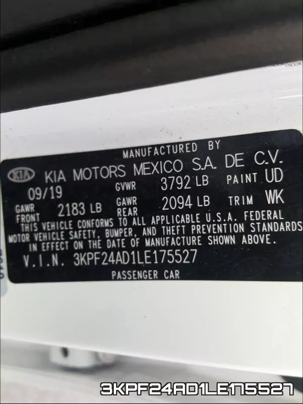 3KPF24AD1LE175527 фото 2