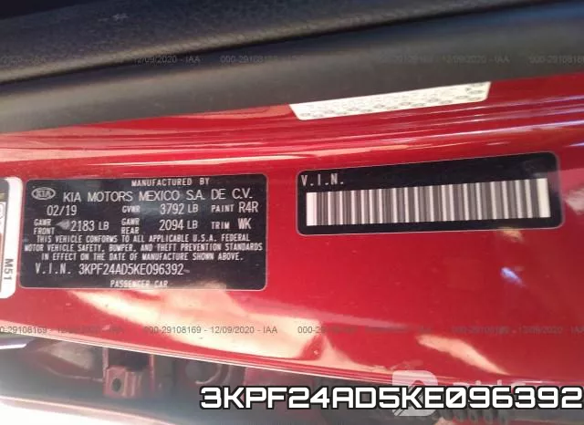 3KPF24AD5KE096392 фото 8