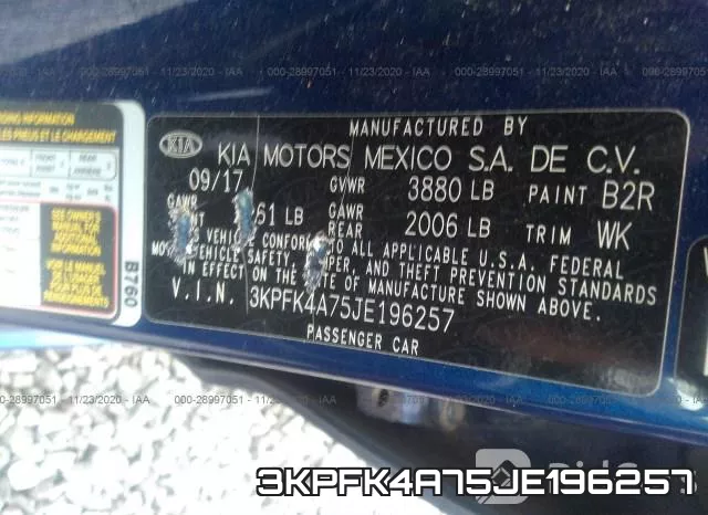 3KPFK4A75JE196257 фото 10
